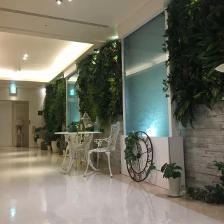 緑と水がいい雰囲気です。