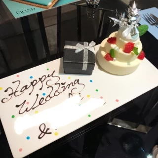 こんな素敵なプレートをサンタさんにプレゼント頂きました^ ^