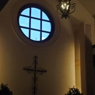 お気に入りの丸窓。