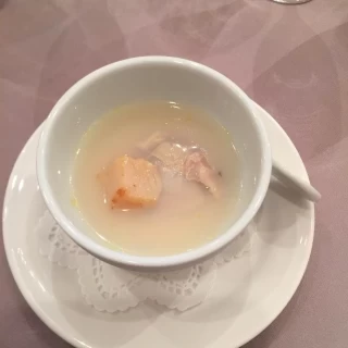 蛤と帆立貝の茶碗蒸し
あおさのオイル