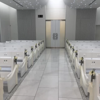 チャペル前方から見た景色