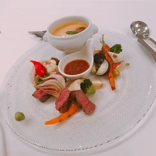 野菜も茶碗蒸しも美味しかったです