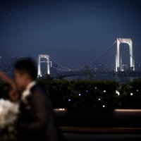 デッキからの夜景が素晴らしいです。