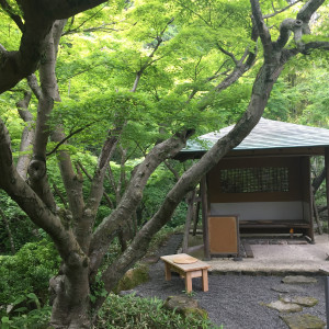 庭園にある休憩小屋|517614さんの国指定重要文化財　一条恵観山荘の写真(693675)