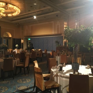 モダンな披露宴会場です。