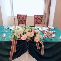 クロスとナプキンも沢山の種類があり自由に組み合わせできます。