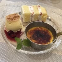 ボリュームたっぷりのデザート