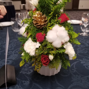 ゲストテーブルの造花|518392さんのガーデンシティ品川（営業終了）の写真(698063)