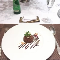 デザートのケーキ