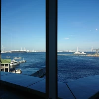 披露宴会場からの景色。