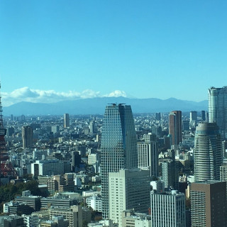 挙式会場から見える東京タワー