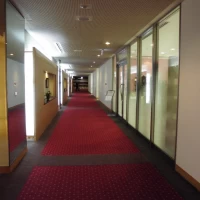 ホテル内の通路