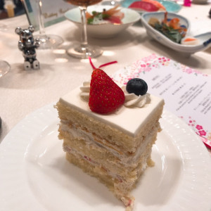 ケーキカットのケーキ|518980さんの森のスパリゾート 北海道ホテルの写真(734720)