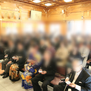 ゲストの方々がゆったり座ることができました|518995さんの新潟縣護国神社の写真(704478)