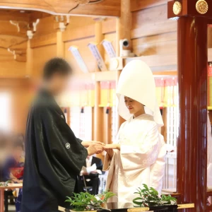 指輪交換です|518995さんの新潟縣護国神社の写真(704477)