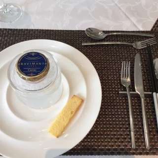 試食のキャビア