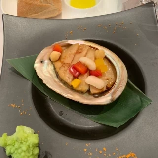 鮑のステーキ