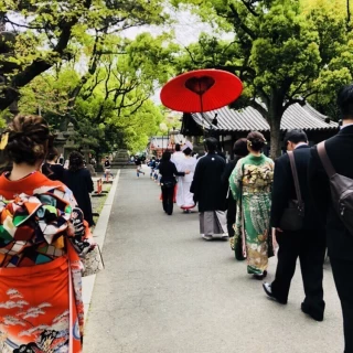 花嫁行列です。