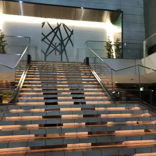 大階段もオシャレでした