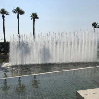 チャペル前の噴水