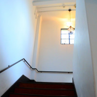 レトロな階段でも写真撮影できました