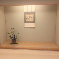 床の間があって、日本らしい和室でした。