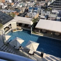 一番上から会場をみおろした景色