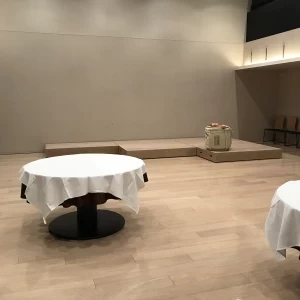 映像を映す大きなスクリーン設備やピアノもあります。|519496さんの赤城神社の写真(703189)