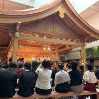 ザ日本な挙式会場でした。
