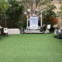中庭です