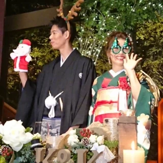和装にもマッチする会場