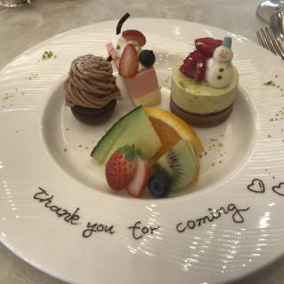 ブライダルフェアでの食事