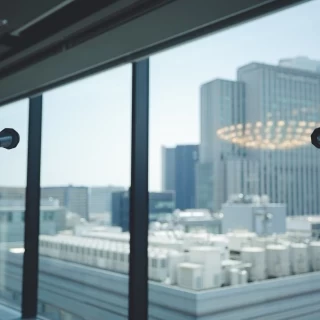宴会場からの景色