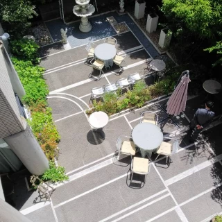 レストランのテラス