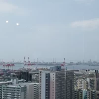 会場から見た景色
