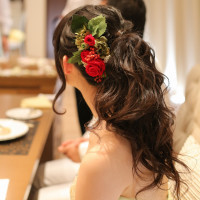 薔薇のヘッドドレス