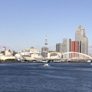 デッキから見えるレインボーブリッジ|520540さんの東京ヴァンテアンクルーズの写真(706703)