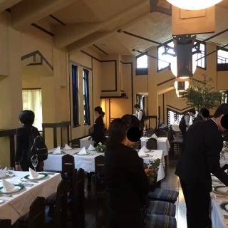 当日の披露宴準備を拝見できました。