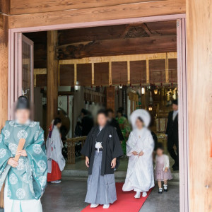 退場|521376さんの阿部野神社・結婚式場の写真(887727)