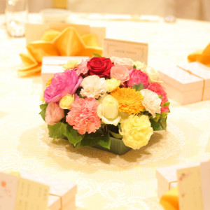 テーブル装花|521402さんの岡山ロイヤルホテルの写真(710580)