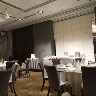 テーブルから見た高砂