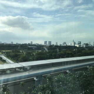 披露宴会場からは皇居が見下ろせます。