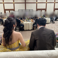 披露宴会場ひろすぎる