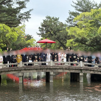 花嫁行列の集合写真