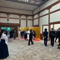芸能人みたいな金屏風