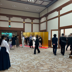 芸能人みたいな金屏風|521576さんの住吉大社の写真(2473943)