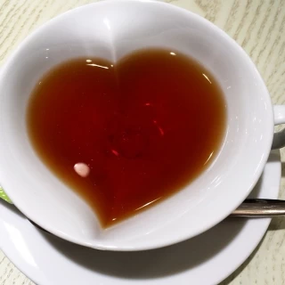 ハートのコーヒーカップオシャレです