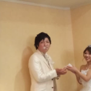 ケーキ顔につけすぎ|521612さんのプリマリ（営業終了）の写真(712196)