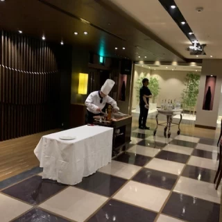 料理演出（ステーキ）
