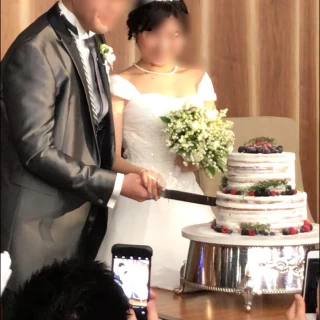ケーキ入刀